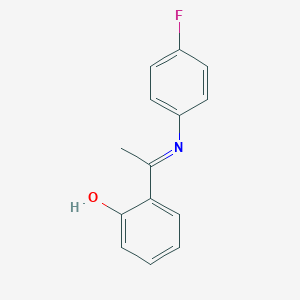 Phenol, 2-[1-[(4-fluorophenyl)imino]ethyl]-