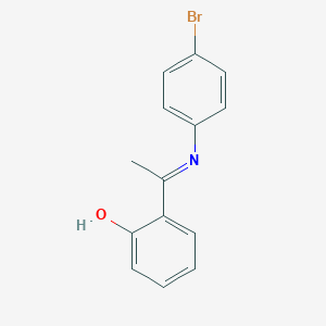 2-[N-(4-bromophenyl)ethanimidoyl]phenol