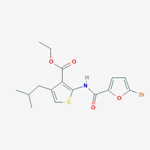 molecular formula C16H18BrNO4S B376079 Ethyl 2-[(5-bromo-2-furoyl)amino]-4-isobutyl-3-thiophenecarboxylate CAS No. 326036-80-0