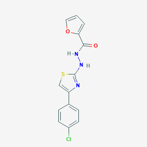 N'-[4-(4-chlorophenyl)-1,3-thiazol-2-yl]-2-furohydrazide