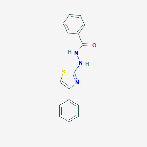 N'-[4-(4-methylphenyl)-1,3-thiazol-2-yl]benzohydrazide