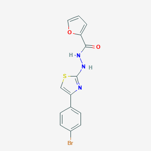 N'-[4-(4-bromophenyl)-1,3-thiazol-2-yl]-2-furohydrazide