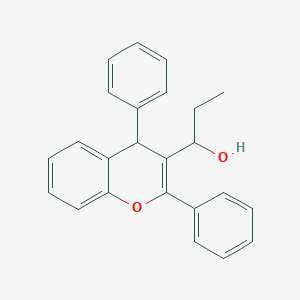 molecular formula C24H22O2 B376101 1-(2,4-diphenyl-4H-chromen-3-yl)propan-1-ol CAS No. 380643-70-9