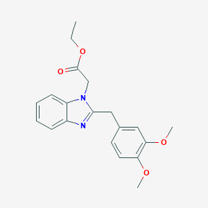 ethyl [2-(3,4-dimethoxybenzyl)-1H-benzimidazol-1-yl]acetate