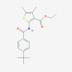 Ethyl 2-[(4-tert-butylbenzoyl)amino]-4,5-dimethyl-3-thiophenecarboxylate