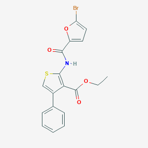 Ethyl 2-[(5-bromo-2-furoyl)amino]-4-phenyl-3-thiophenecarboxylate
