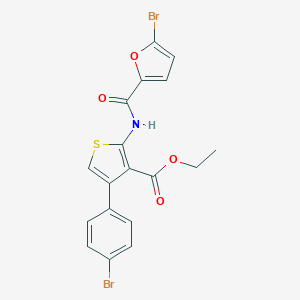 Ethyl 2-[(5-bromo-2-furoyl)amino]-4-(4-bromophenyl)-3-thiophenecarboxylate
