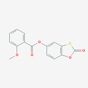 2-Oxo-1,3-benzoxathiol-5-yl 2-methoxybenzoate