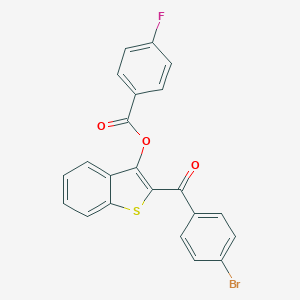 2-(4-Bromobenzoyl)-1-benzothien-3-yl 4-fluorobenzoate