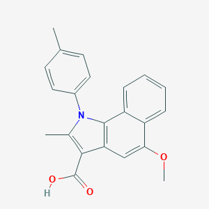 5-methoxy-2-methyl-1-(4-methylphenyl)-1H-benzo[g]indole-3-carboxylic acid