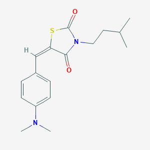 5-[4-(Dimethylamino)benzylidene]-3-isopentyl-1,3-thiazolidine-2,4-dione