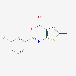 2-(3-bromophenyl)-6-methyl-4H-thieno[2,3-d][1,3]oxazin-4-one