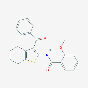 N-(3-benzoyl-4,5,6,7-tetrahydro-1-benzothien-2-yl)-2-methoxybenzamide
