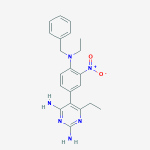 molecular formula C21H24N6O2 B037620 Ethylbenzoprim CAS No. 118344-72-2