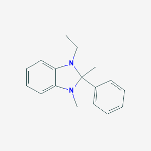 molecular formula C17H20N2 B376205 1-Ethyl-2,3-dimethyl-2-phenylbenzimidazole 