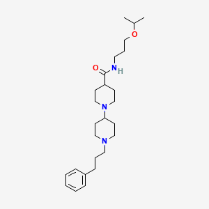 N-(3-isopropoxypropyl)-1'-(3-phenylpropyl)-1,4'-bipiperidine-4-carboxamide