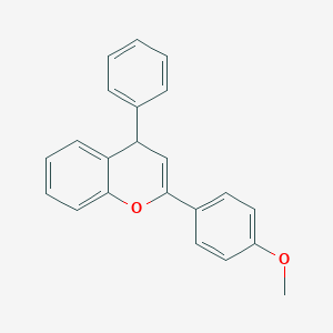 methyl 4-(4-phenyl-4H-chromen-2-yl)phenyl ether