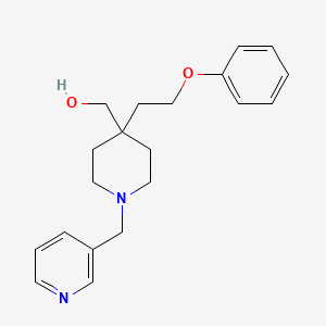 [4-(2-Phenoxyethyl)-1-(pyridin-3-ylmethyl)piperidin-4-yl]methanol