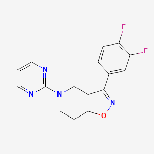 3-(3,4-difluorophenyl)-5-(2-pyrimidinyl)-4,5,6,7-tetrahydroisoxazolo[4,5-c]pyridine