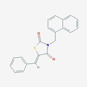 5-Benzylidene-3-(1-naphthylmethyl)-1,3-thiazolidine-2,4-dione