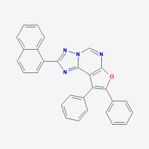 2-(1-Naphthyl)-8,9-diphenylfuro[3,2-e][1,2,4]triazolo[1,5-c]pyrimidine