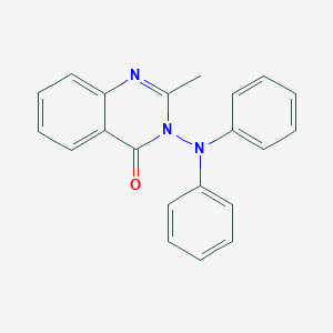 molecular formula C21H17N3O B376237 3-(Diphenylamino)-2-methyl-4(3H)-quinazolinone CAS No. 342379-97-9