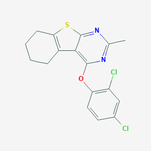 4-(2,4-Dichlorophenoxy)-2-methyl-5,6,7,8-tetrahydro[1]benzothieno[2,3-d]pyrimidine
