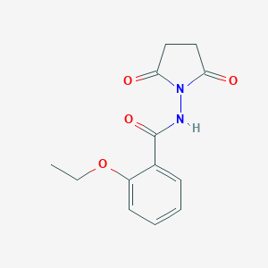 molecular formula C13H14N2O4 B376267 N-(2,5-dioxopyrrolidin-1-yl)-2-ethoxybenzamide 