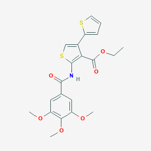 Ethyl 2-[(3,4,5-trimethoxybenzoyl)amino]-2',4-bithiophene-3-carboxylate