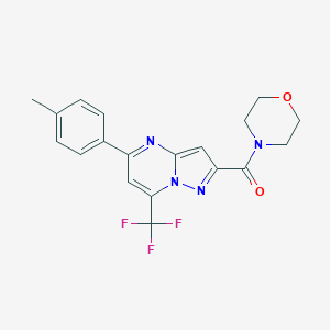 5-(4-Methylphenyl)-2-(4-morpholinylcarbonyl)-7-(trifluoromethyl)pyrazolo[1,5-a]pyrimidine