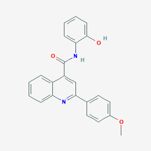 N-(2-hydroxyphenyl)-2-(4-methoxyphenyl)quinoline-4-carboxamide
