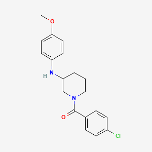 1-(4-chlorobenzoyl)-N-(4-methoxyphenyl)-3-piperidinamine