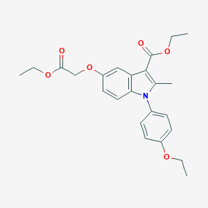 B376367 ethyl 5-(2-ethoxy-2-oxoethoxy)-1-(4-ethoxyphenyl)-2-methyl-1H-indole-3-carboxylate CAS No. 380645-12-5