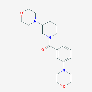 4-{1-[3-(4-morpholinyl)benzoyl]-3-piperidinyl}morpholine