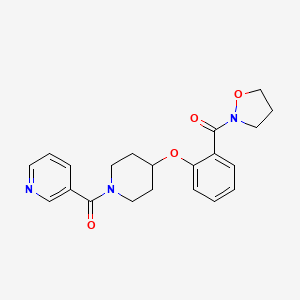 3-({4-[2-(2-isoxazolidinylcarbonyl)phenoxy]-1-piperidinyl}carbonyl)pyridine