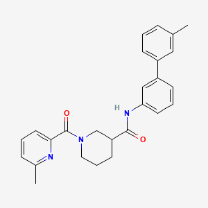 N-(3'-methyl-3-biphenylyl)-1-[(6-methyl-2-pyridinyl)carbonyl]-3-piperidinecarboxamide