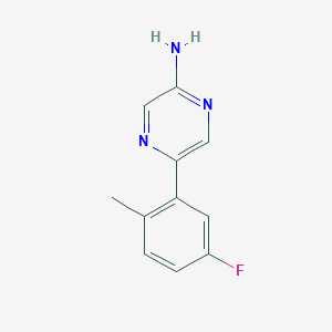 5-(5-fluoro-2-methylphenyl)pyrazin-2-amine