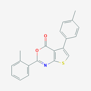 2-(2-methylphenyl)-5-(4-methylphenyl)-4H-thieno[2,3-d][1,3]oxazin-4-one