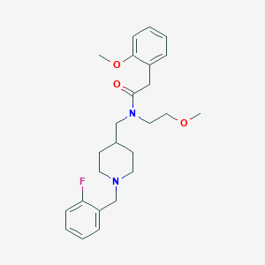 N-{[1-(2-fluorobenzyl)-4-piperidinyl]methyl}-N-(2-methoxyethyl)-2-(2-methoxyphenyl)acetamide