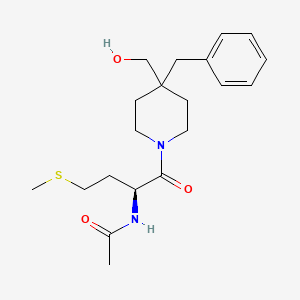 N-[(1S)-1-{[4-benzyl-4-(hydroxymethyl)-1-piperidinyl]carbonyl}-3-(methylthio)propyl]acetamide