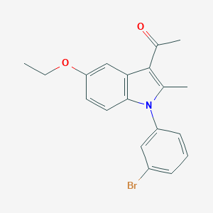 1-[1-(3-bromophenyl)-5-ethoxy-2-methyl-1H-indol-3-yl]ethanone