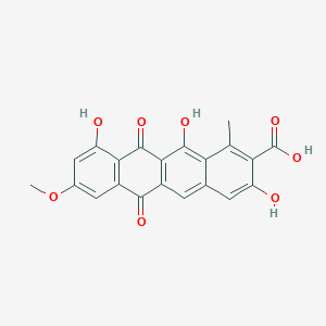 molecular formula C21H14O8 B037643 Tetracenomycin B3 CAS No. 117241-62-0