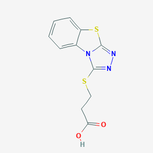 3-(Benzo[4,5]thiazolo[2,3-c][1,2,4]triazol-3-ylsulfanyl)-propionic acid