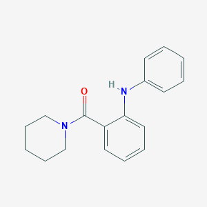 molecular formula C18H20N2O B376447 [2-(Phenylamino)phenyl](piperidin-1-yl)methanone 
