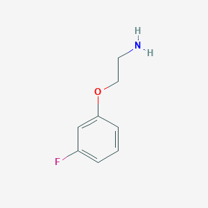 molecular formula C8H10FNO B037645 2-(3-Fluorophenoxy)ethylamine CAS No. 120351-93-1