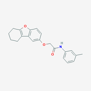 N-(3-methylphenyl)-2-(6,7,8,9-tetrahydrodibenzofuran-2-yloxy)acetamide