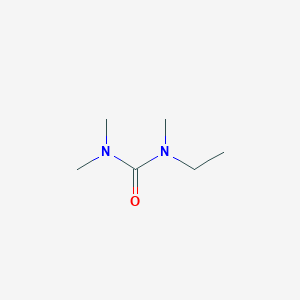 molecular formula C6H14N2O B037652 Urea, ethyltrimethyl-(9CI) CAS No. 113502-25-3