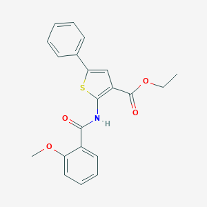 Ethyl 2-[(2-methoxybenzoyl)amino]-5-phenylthiophene-3-carboxylate