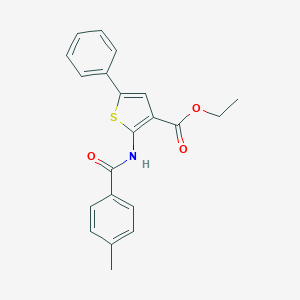 Ethyl 2-[(4-methylbenzoyl)amino]-5-phenylthiophene-3-carboxylate