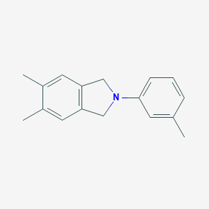 molecular formula C17H19N B376542 5,6-Dimethyl-2-(3-methylphenyl)isoindoline 